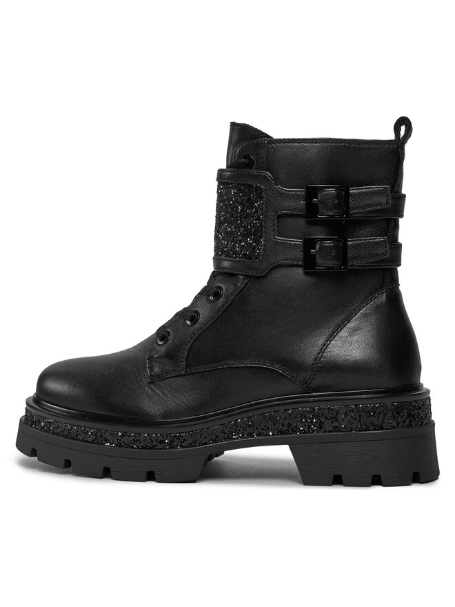 Tamaris Schnürstiefeletten Tamaris 1-25220-41 Schwarz