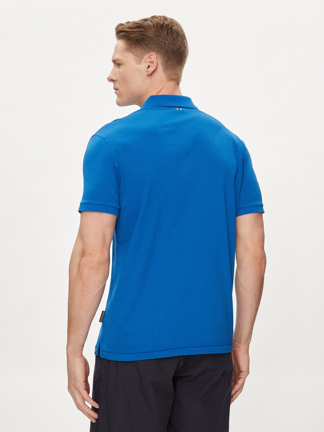 Napapijri Napapijri Polo marškinėliai Elbas NP0A4GB4 Mėlyna Regular Fit