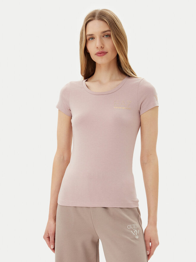 EA7 Emporio Armani EA7 Emporio Armani T-Shirt 8NTT65 TJDQZ U4079 Rosa Regular Fit