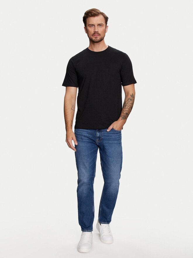 Jack&Jones Jack&Jones 3 db póló Under 12248076 Fekete Standard Fit