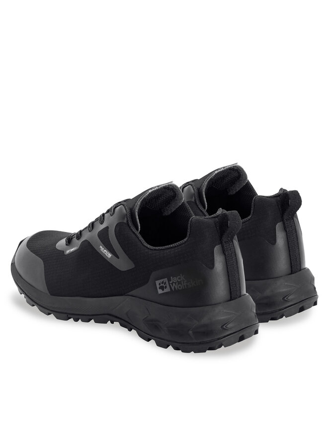 Jack Wolfskin Trekingová obuv Jack Wolfskin Woodland Shell Texapore Low 4053841 Čierna