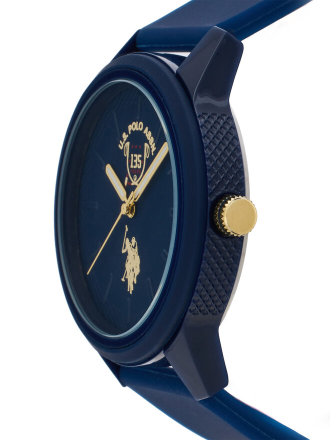 U.S. Polo Assn. Ρολόι U.S. Polo Assn. 135Th Anniversary USP7316BL Σκούρο μπλε