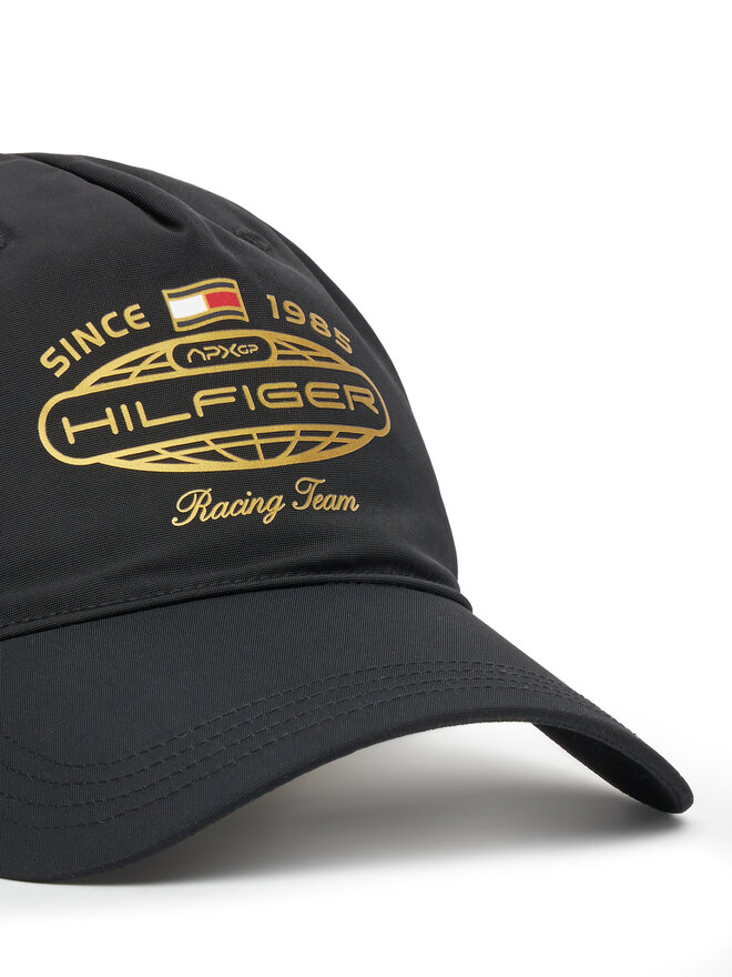 Tommy Hilfiger Cepure ar nagu Tommy Hilfiger F1 Movie AM0AM13965 Melns