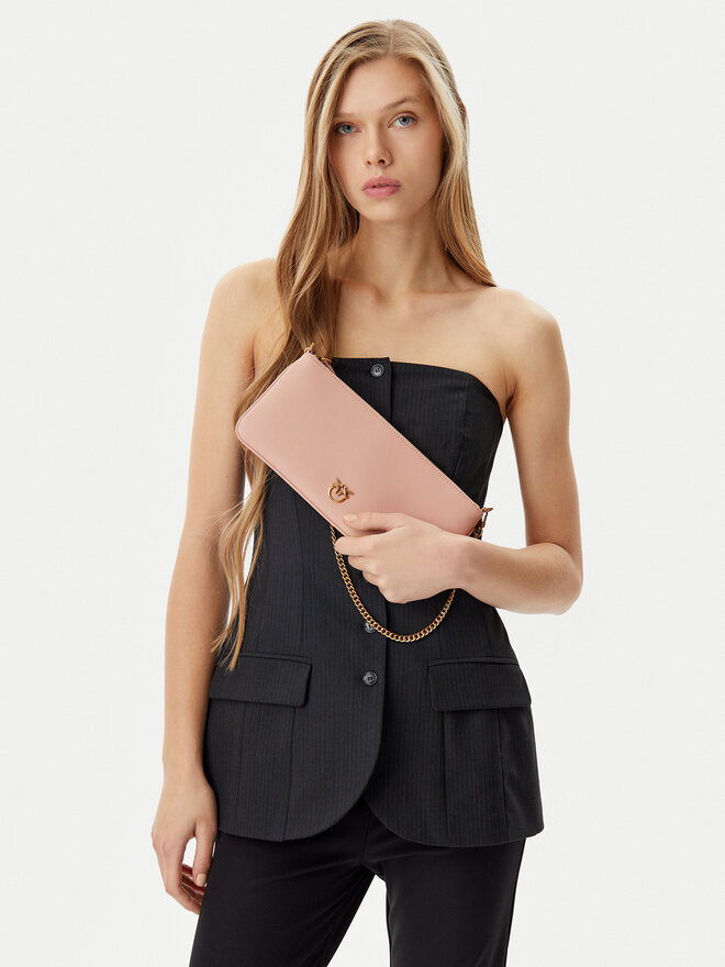 PINKO Boríték táska PINKO Horizontal Flat AI 24-25 102747 A20F Rózsaszín