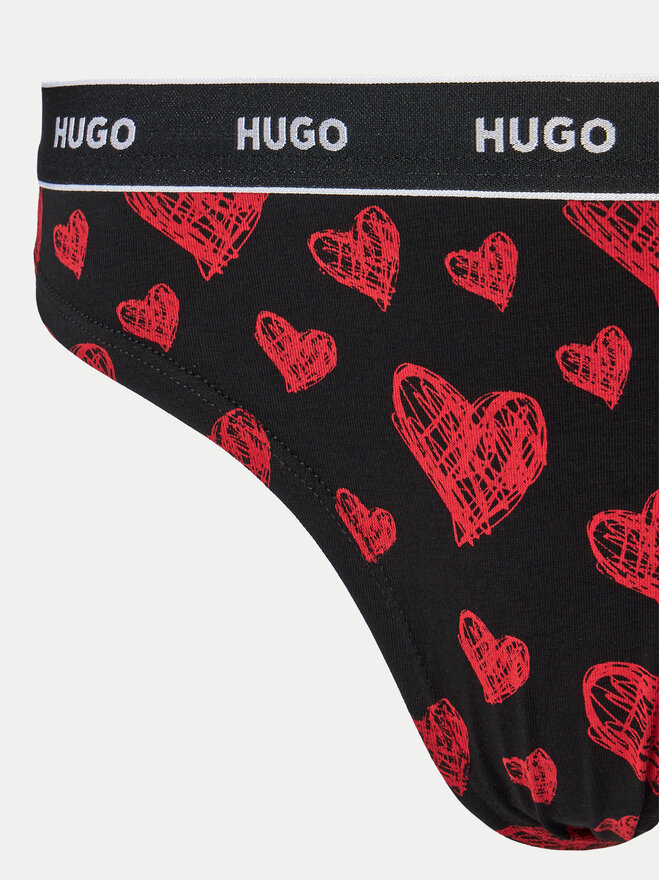 HUGO HUGO Στρίνγκ 50510622 Μαύρο