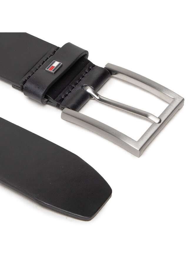 Tommy Hilfiger Cinturón para hombre Tommy Hilfiger Hampton 4.0 AM0AM08361 Negro