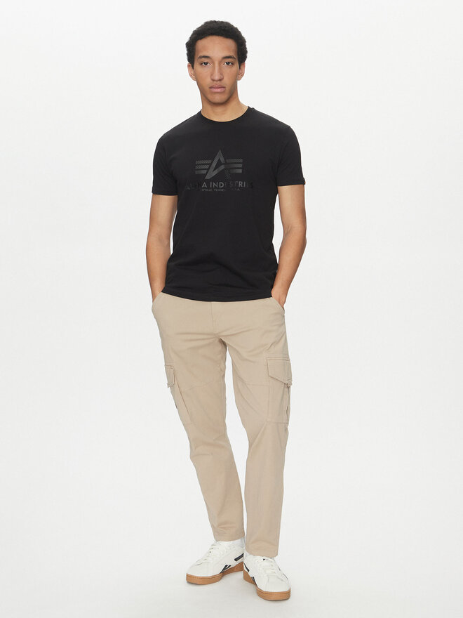 Alpha Industries Alpha Industries T-Shirt Basic 100501 Μαύρο Regular Fit