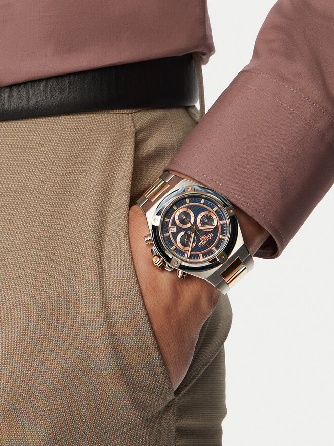 Roamer Годинник Roamer Tempomaster Chrono 221837 49 45 20 Срібний