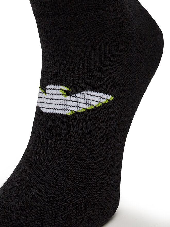 Emporio Armani 2er-Set niedrige Herrensocken Emporio Armani EM000538 AF12299 MC005 Schwarz