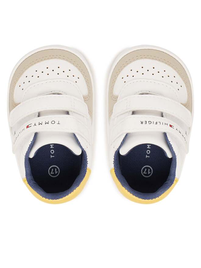 Tommy Hilfiger Sneakers Tommy Hilfiger Low Cut Velcro T0B9-34330-1755 Weiß