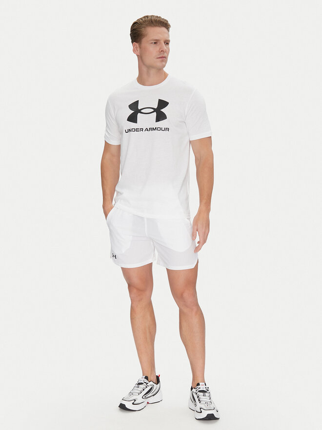 Under Armour Under Armour T-Shirt Ua Sportstyle Logo Update Ss 1382911 Weiß Loose Fit