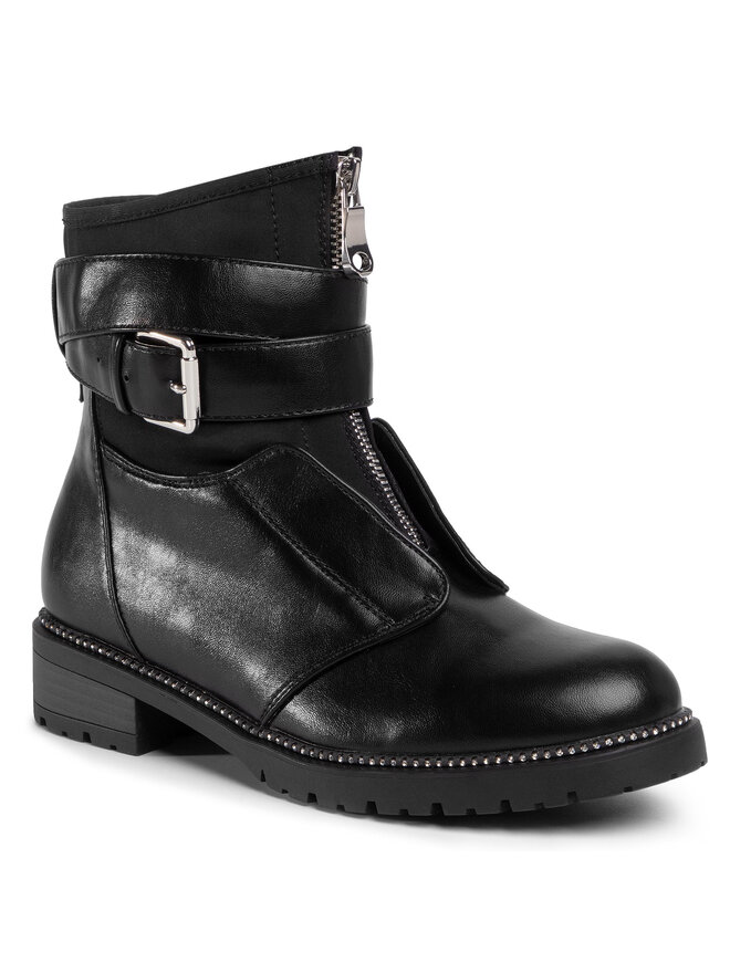 DeeZee Īsie zābaki DeeZee WS5169-01 Melns