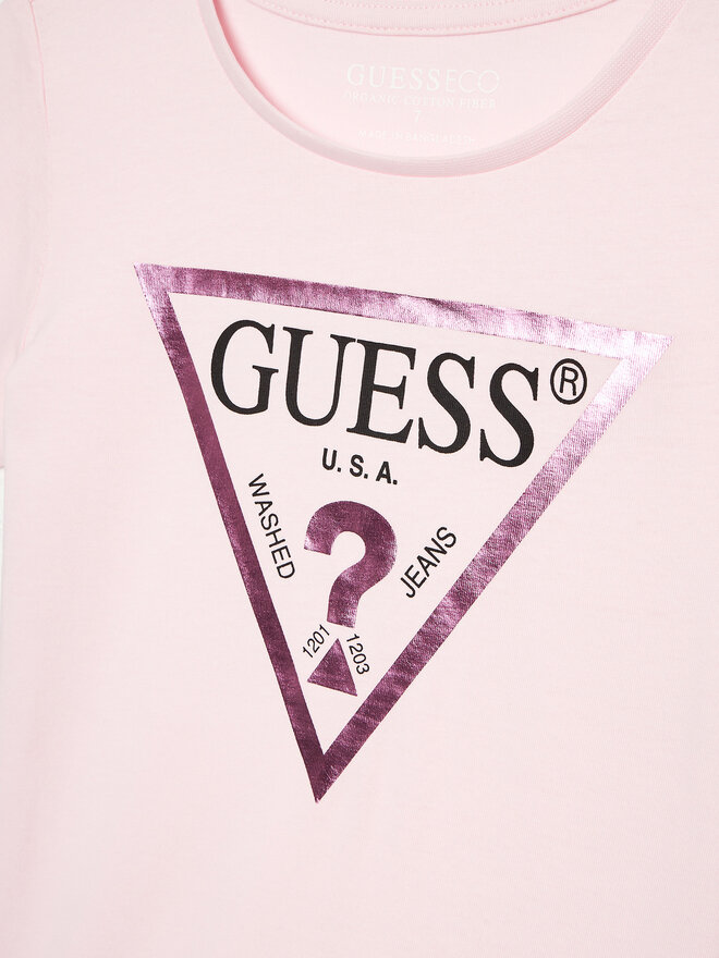 Guess Guess Camiseta J73I56K 8HM0 Rosa Regular Fit