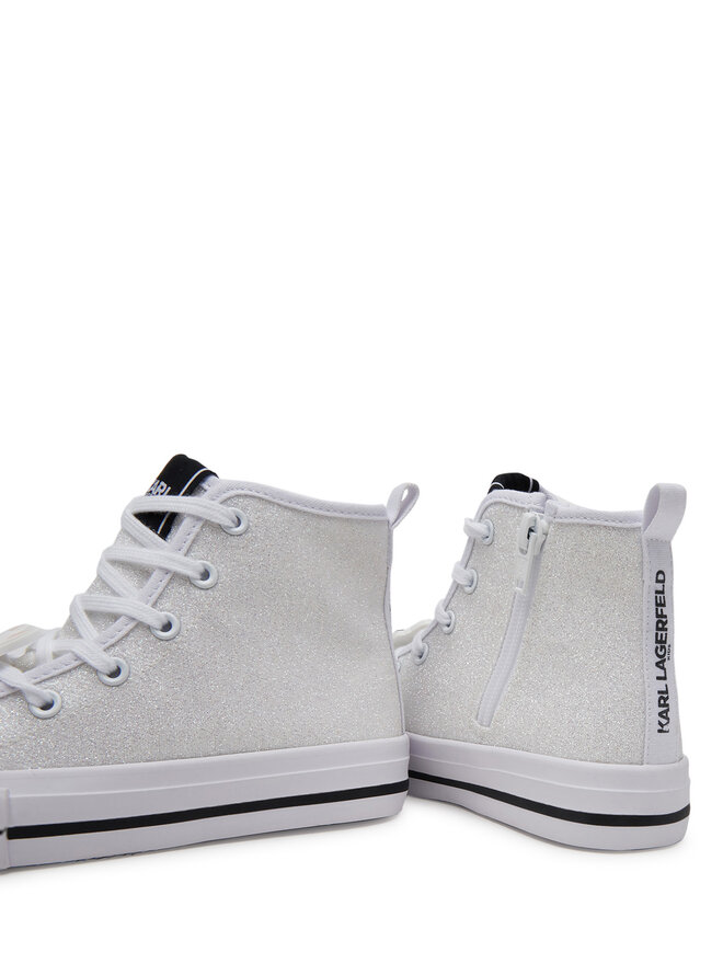 Karl Lagerfeld Kids Sneakers aus Stoff Karl Lagerfeld Kids Z30585 M Weiß