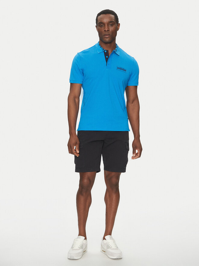 Napapijri Napapijri Poloshirt E-Amundsen NP0A4IN9 Blau Regular Fit