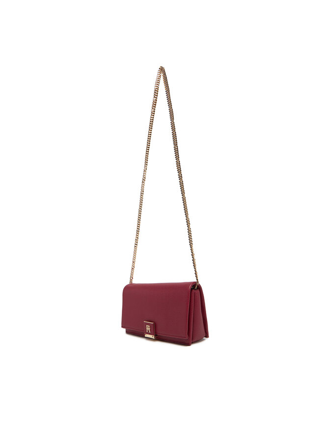 Tommy Hilfiger Τσάντα Tommy Hilfiger Th Her Flap W/Chain AW0AW17403 Κόκκινο