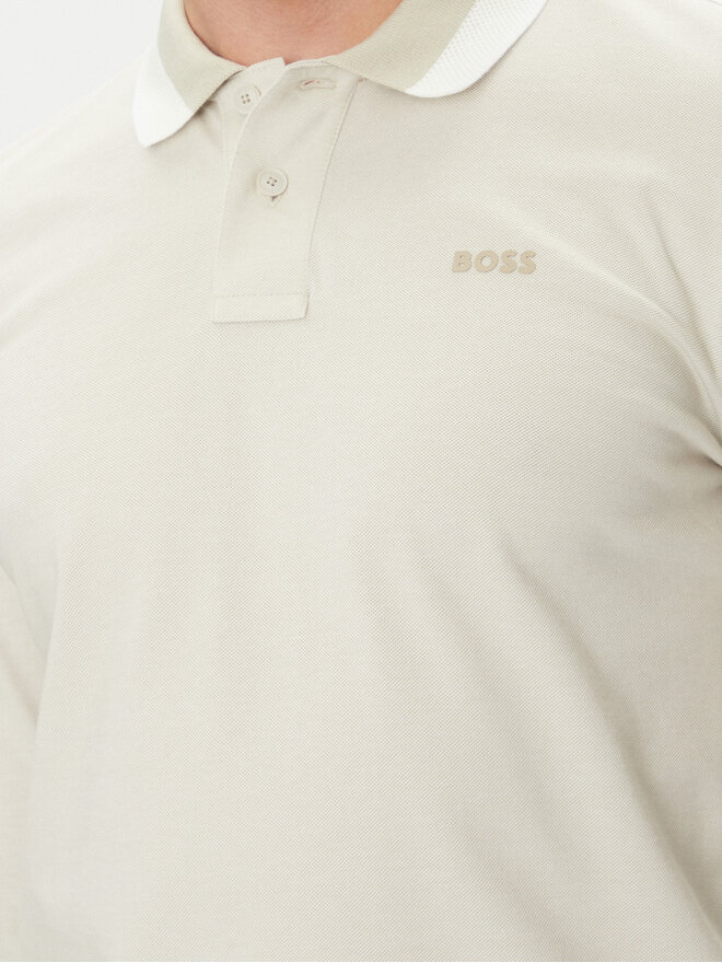BOSS BOSS Poloshirt Peoxfordlong_1 50544845 Beige Regular Fit