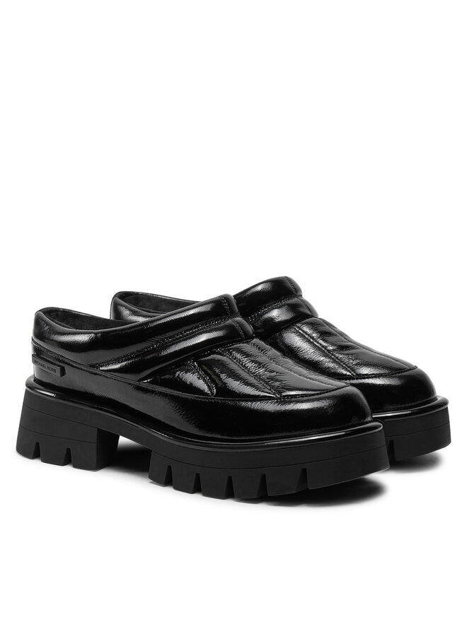 MICHAEL Michael Kors Chanclas MICHAEL Michael Kors Barton Crackled Patent 40F4BTFP1L Negro