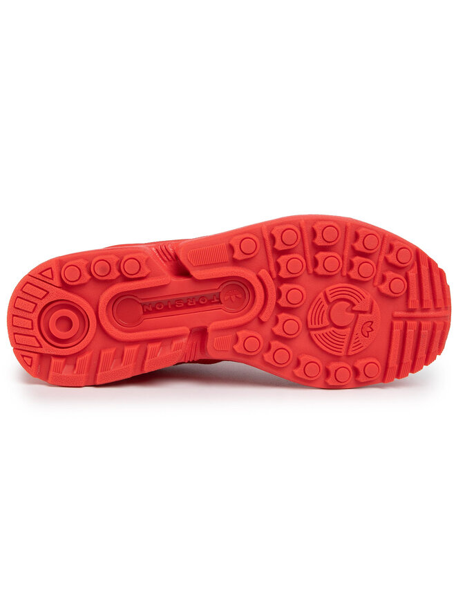 Sneakersy adidas Zx Flux J EG3823 Czerwony | eobuwie.com.pl