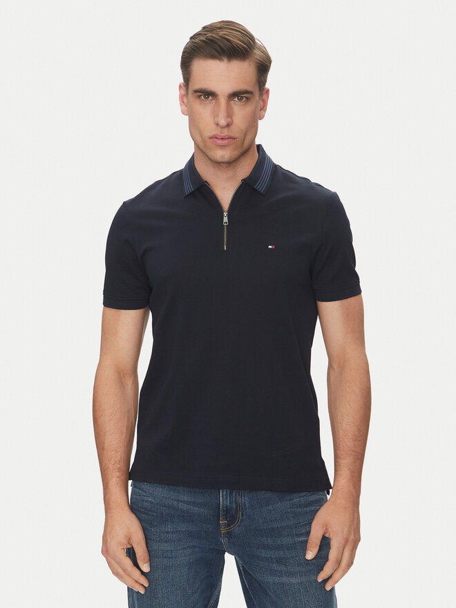 Tommy Hilfiger Tommy Hilfiger Pólóing MW0MW38473 Sötétkék Regular Fit