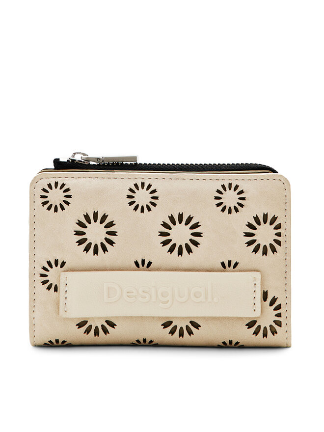 Portafoglio piccolo da donna Desigual 24SAYP04 Beige escarpe