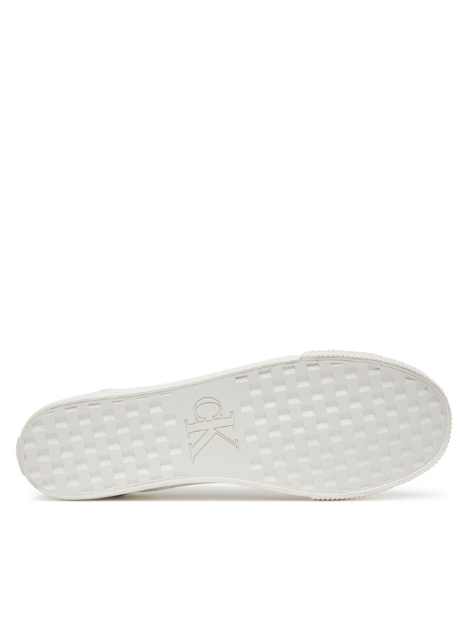 Calvin Klein Jeans Tenisky Calvin Klein Jeans Ess Vulc Low Mg Canvas YM0YM01209 Bílá
