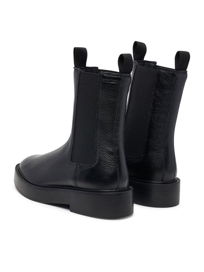 Calvin Klein Klassische Stiefeletten Calvin Klein Conc Welt Chelsea Boot Lth HW0HW03208 Schwarz