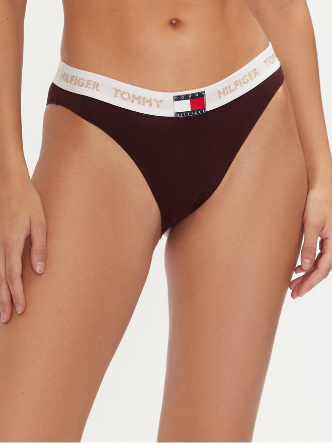 Tommy Hilfiger Tommy Hilfiger Klasične spodnje hlačke UW0UW05653 Bordo rdeča