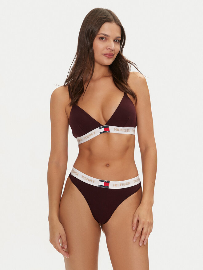 Tommy Hilfiger Tommy Hilfiger Stringtanga UW0UW05655 Dunkelrot