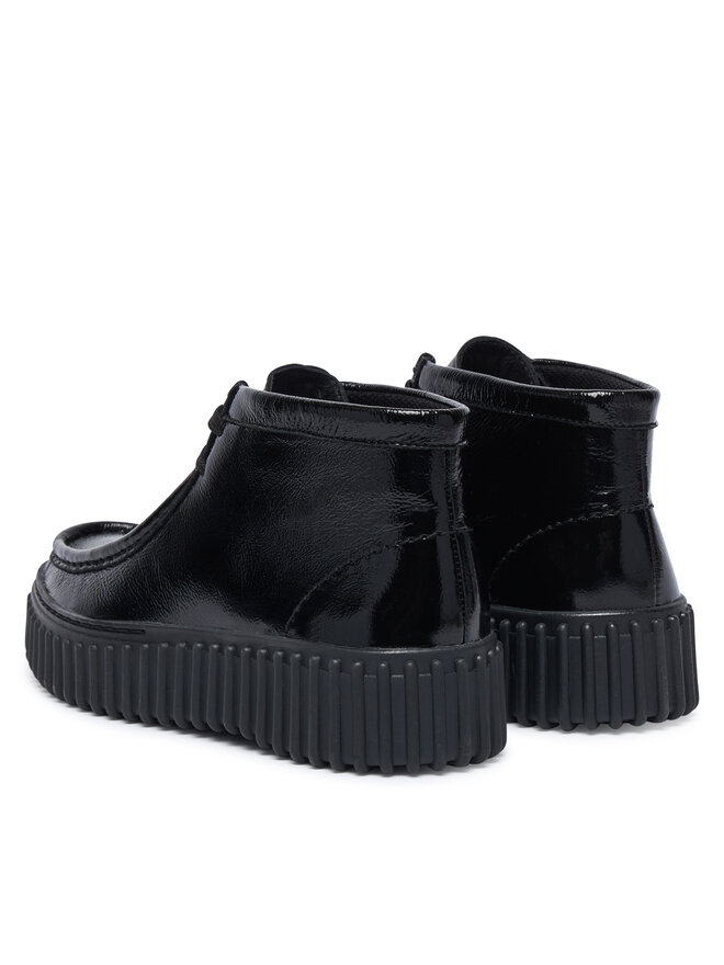 Clarks Schnürschuhe Clarks Torhill Moss 26329425 Schwarz