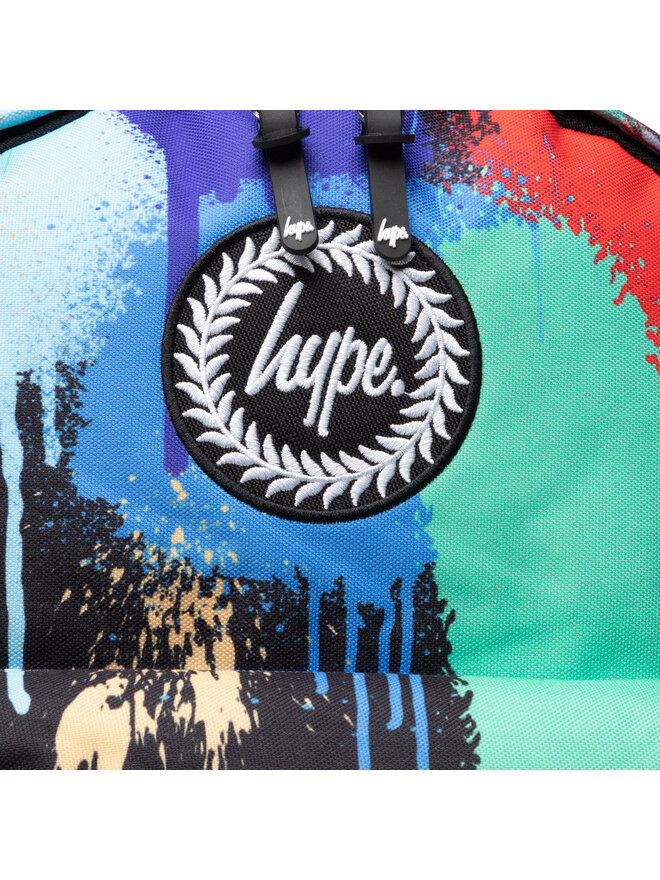 Rucksack HYPE Multi Coloured Graffiti Drip Backpack TWLG 699 Schwarz eschuhe.at