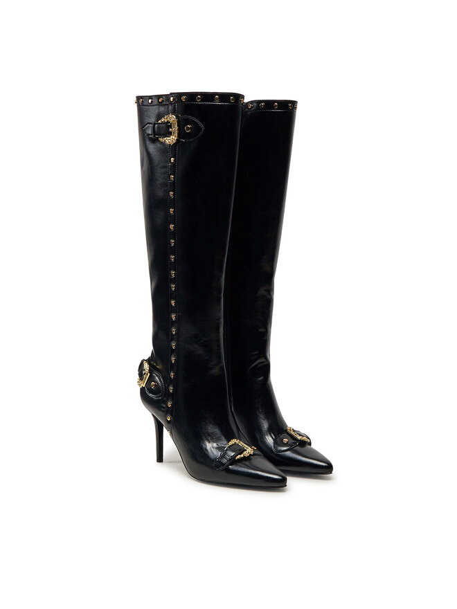Versace Jeans Couture Kozačky Versace Jeans Couture Scarlett 77VA3S58 Černá