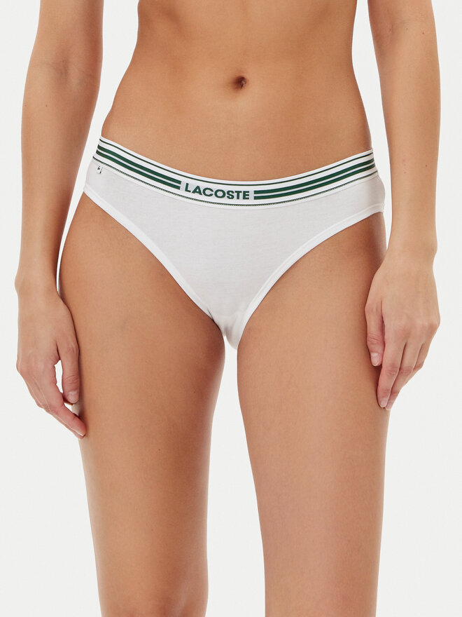 Lacoste Lacoste Klasične spodnje hlačke 8F8185 Bela