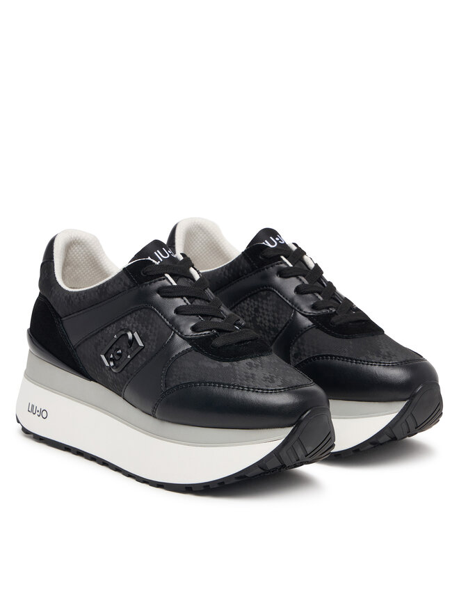 Liu Jo Sneakers Liu Jo Maxi Wonder Plus 02 Bis BF6011 PX902 Schwarz