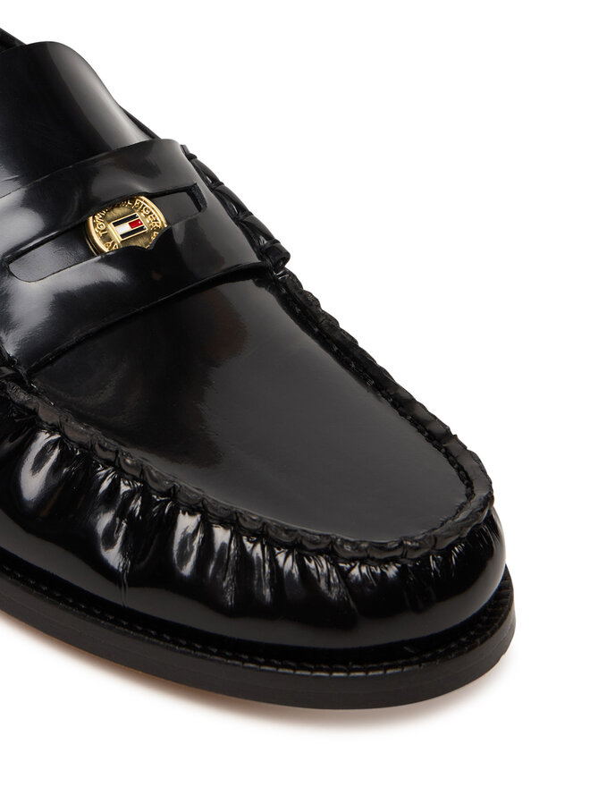 Tommy Hilfiger Mokassins Tommy Hilfiger Hilfiger Penny Abrasivato FW0FW09257 Schwarz