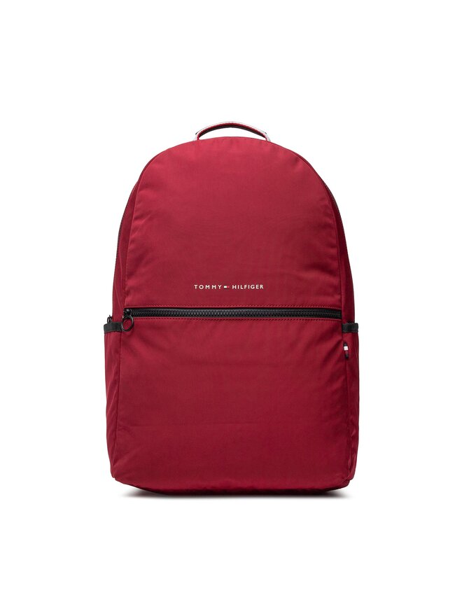 Rucksack Tommy Hilfiger Th Horizon Backpack AM0AM10547 Dunkelrot eschuhe