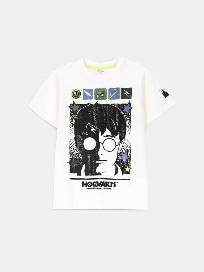 Coccodrillo Coccodrillo T-Shirt ZC4143203LBW Écru Regular Fit