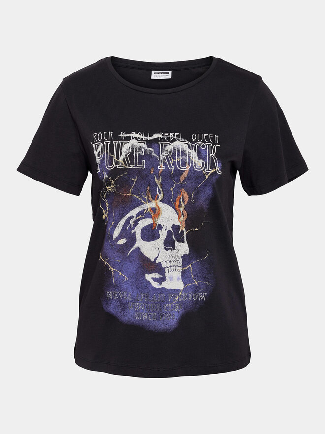Noisy May Noisy May T-Shirt Nelly 27029631 Μαύρο Oversize