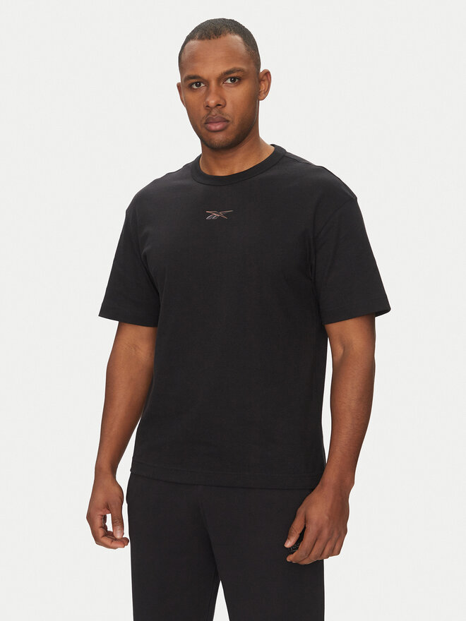 Reebok Reebok Póló 100214893 Fekete Regular Fit