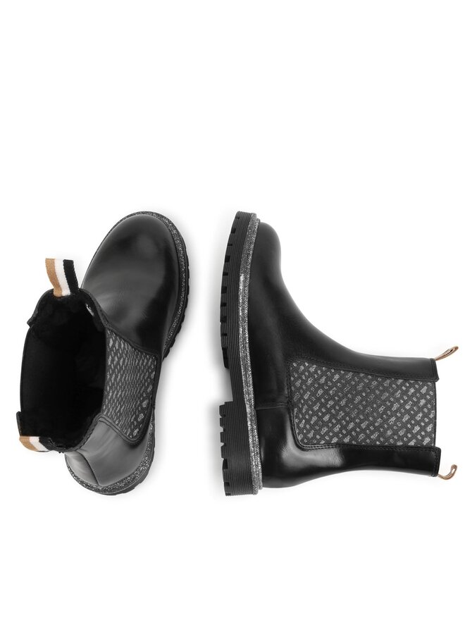 BOSS Bokacsizma Boss J19088 S Fekete
