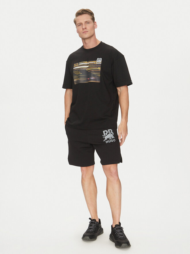 HUGO HUGO T-Shirt Daveley_RB 50545125 Μαύρο Regular Fit