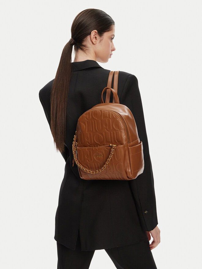 Liu Jo Nahrbtnik Liu Jo Ecs M Backpack AA5196 E0538 Rjava