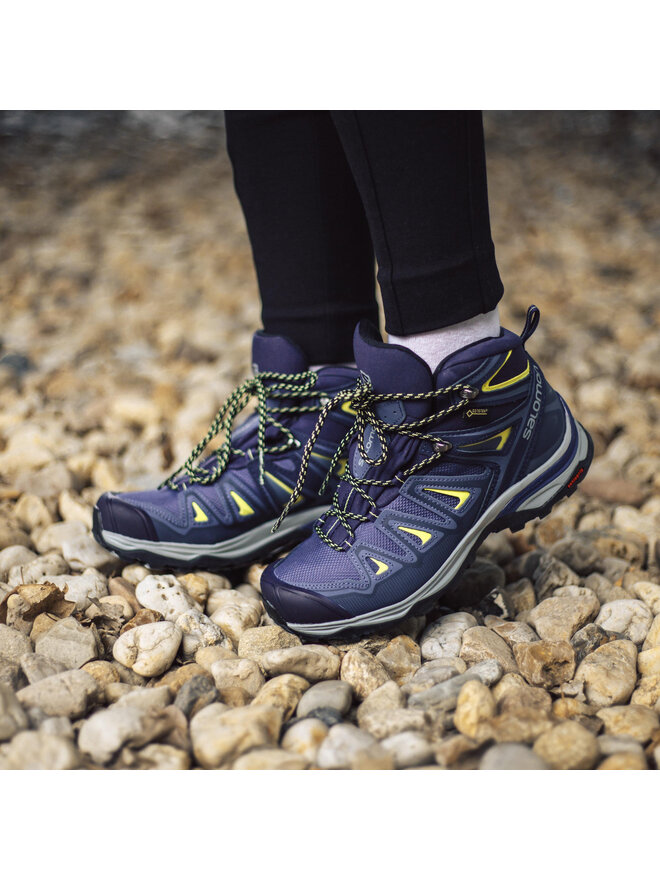 Chaussures de trekking Salomon X Ultra 3 Mid Gtx W GORE TEX 398691 22 V0 Bleu marine chaussures