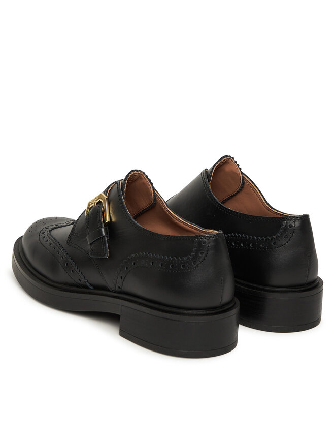 Pollini Oxford čevlji Pollini SA10263G0NTC0000 Črna