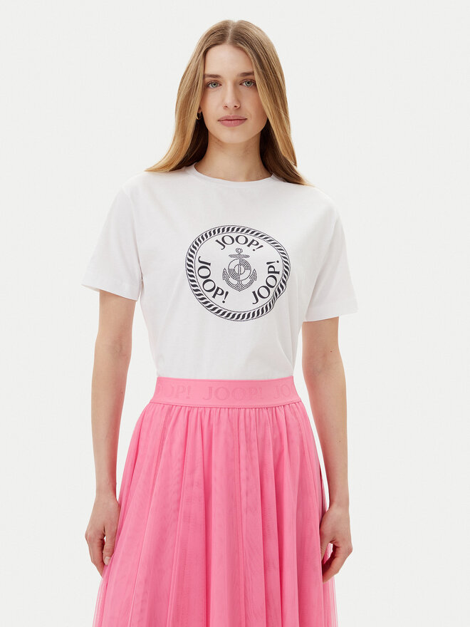 JOOP! JOOP! Póló 58 252JE58Tonia 30046219 Fehér Regular Fit