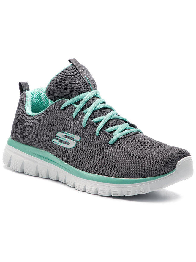 Skechers Sneakersy Skechers Get Connected 12615/CCGR Šedá