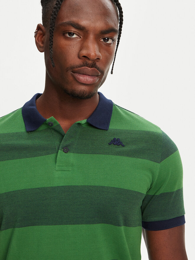 Robe di Kappa Robe di Kappa Polo Ming 64126KW Zelena Slim Fit