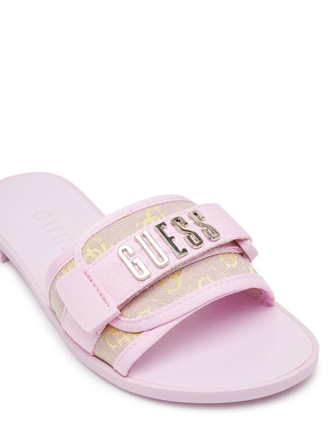 Guess Klapki Guess FLJELY FAL19 Różowy