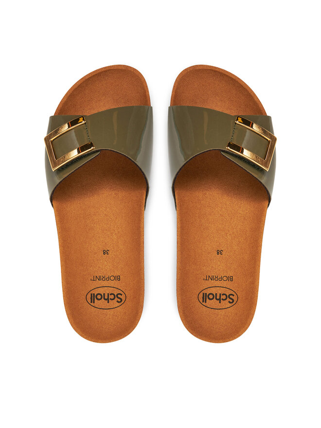 Scholl Papucs Scholl Monterey Mule MF31555 Khaki