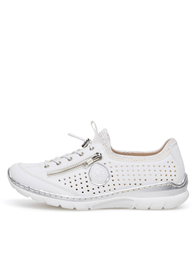 Rieker Sneakers Rieker L3296-82 Alb